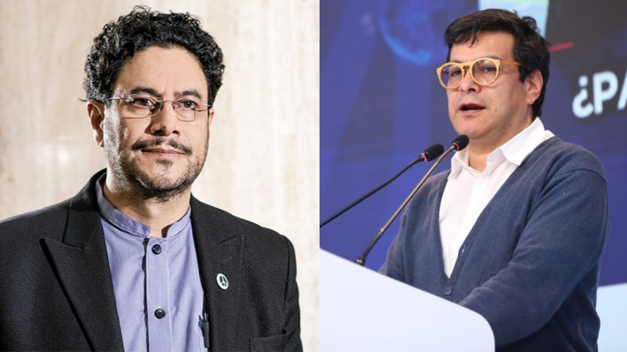 De izquierda a derecha: Iván Cepeda y Danilo Rueda.
