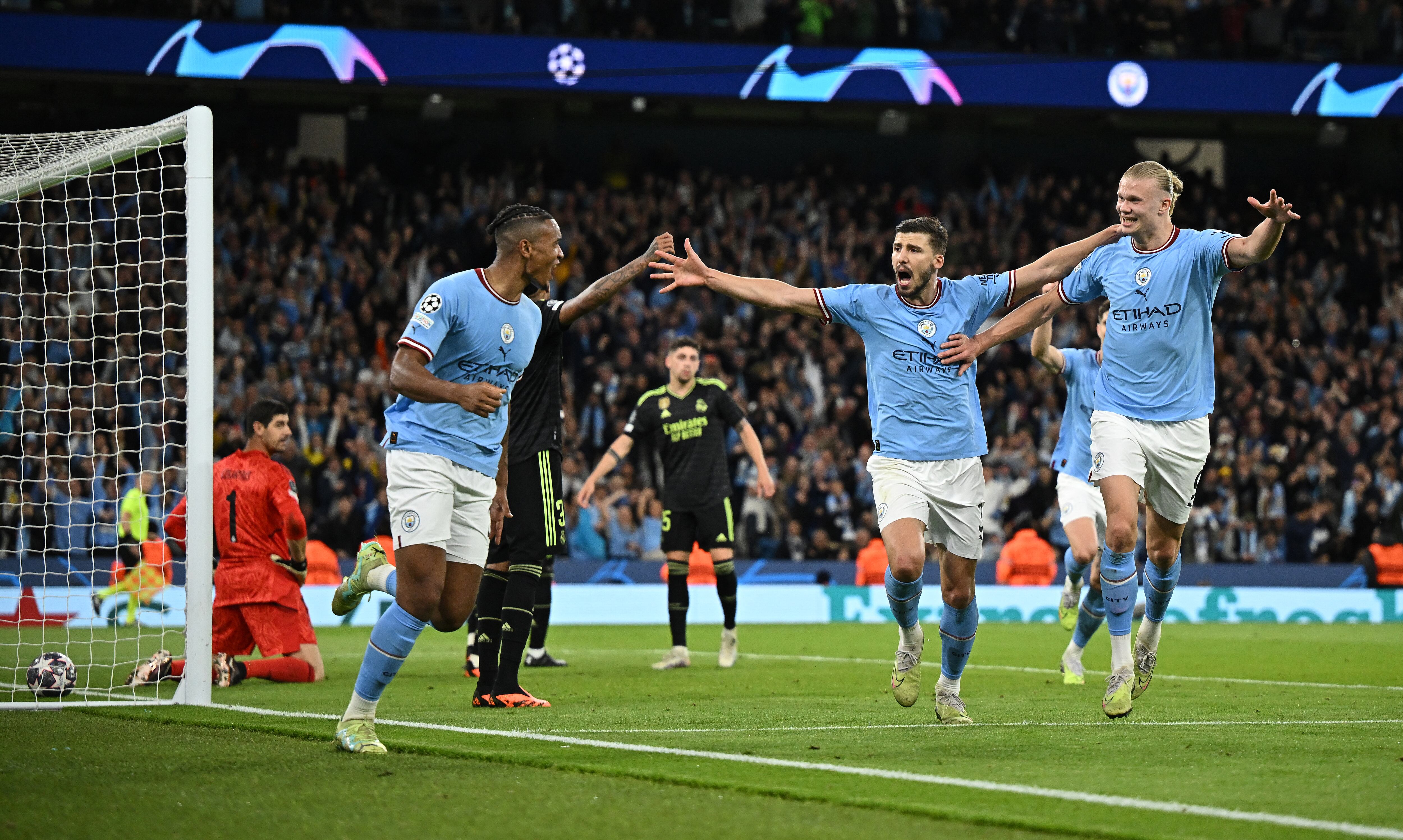 Manchester City goleó al Real Madrid y clasificó a la gran final de la Champions League