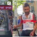 El colombiano fue segundo en la quinta etapa del Giro de Italia. Demare fue el ganador y el antioqueño no ocultó su enojo.