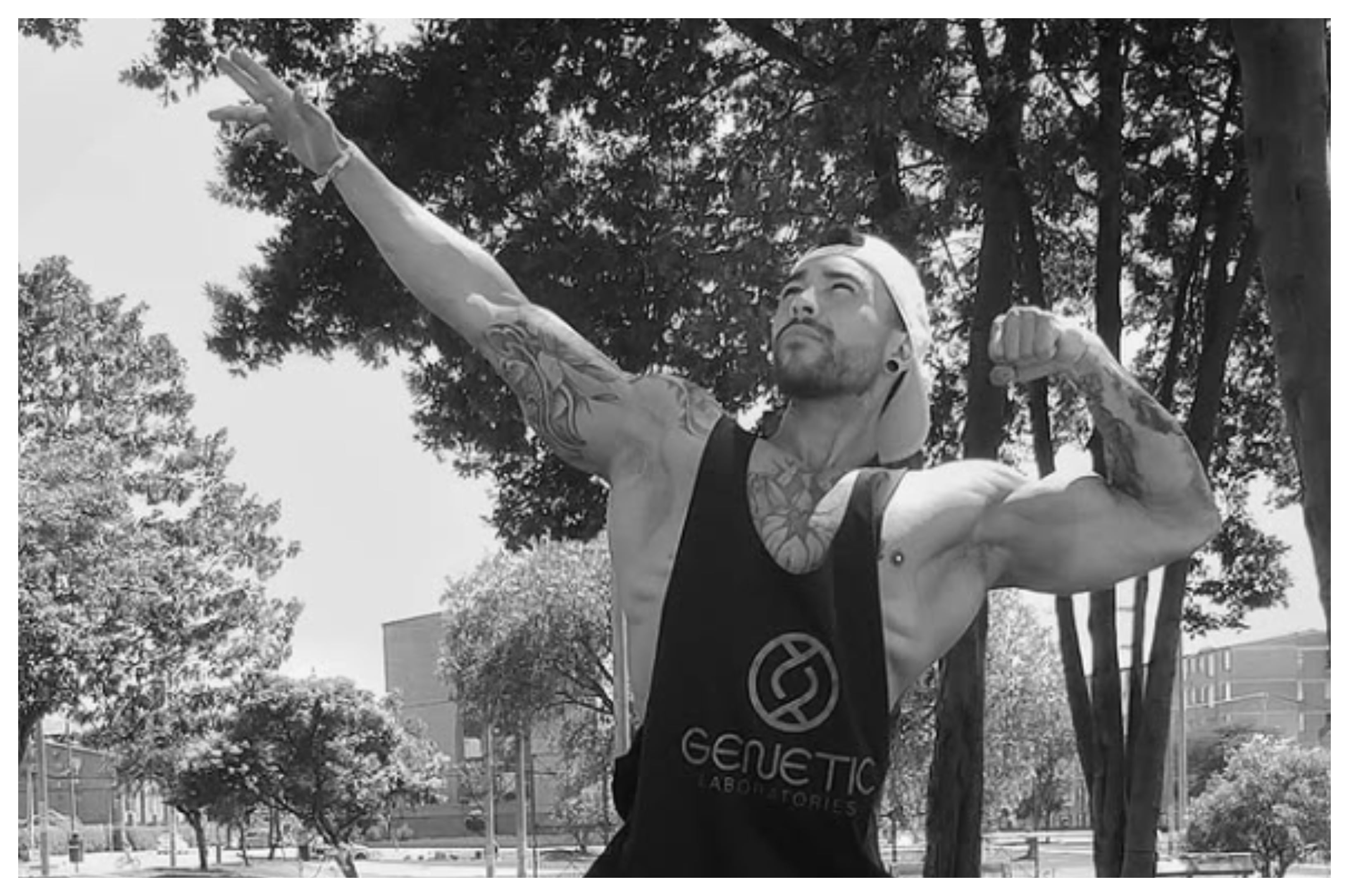 Juan Sebastián Anzola Quintero, fisicoculturista que murió en un gimnasio del norte de Bogotá.