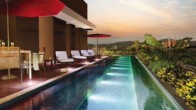 Los espacios integran la naturaleza con una arquitectura innovadora.