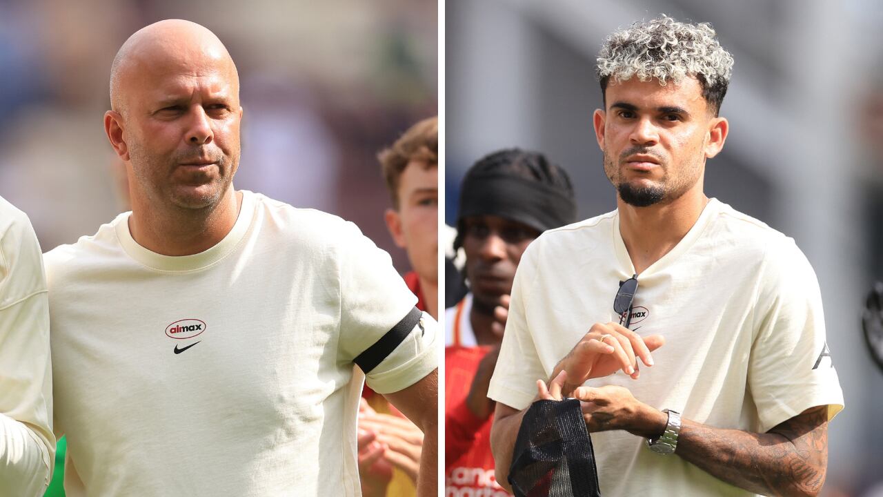 Arne Slot dejó fuera de convocatoria a Luis Díaz en un amistoso de pretemporada en Liverpool.