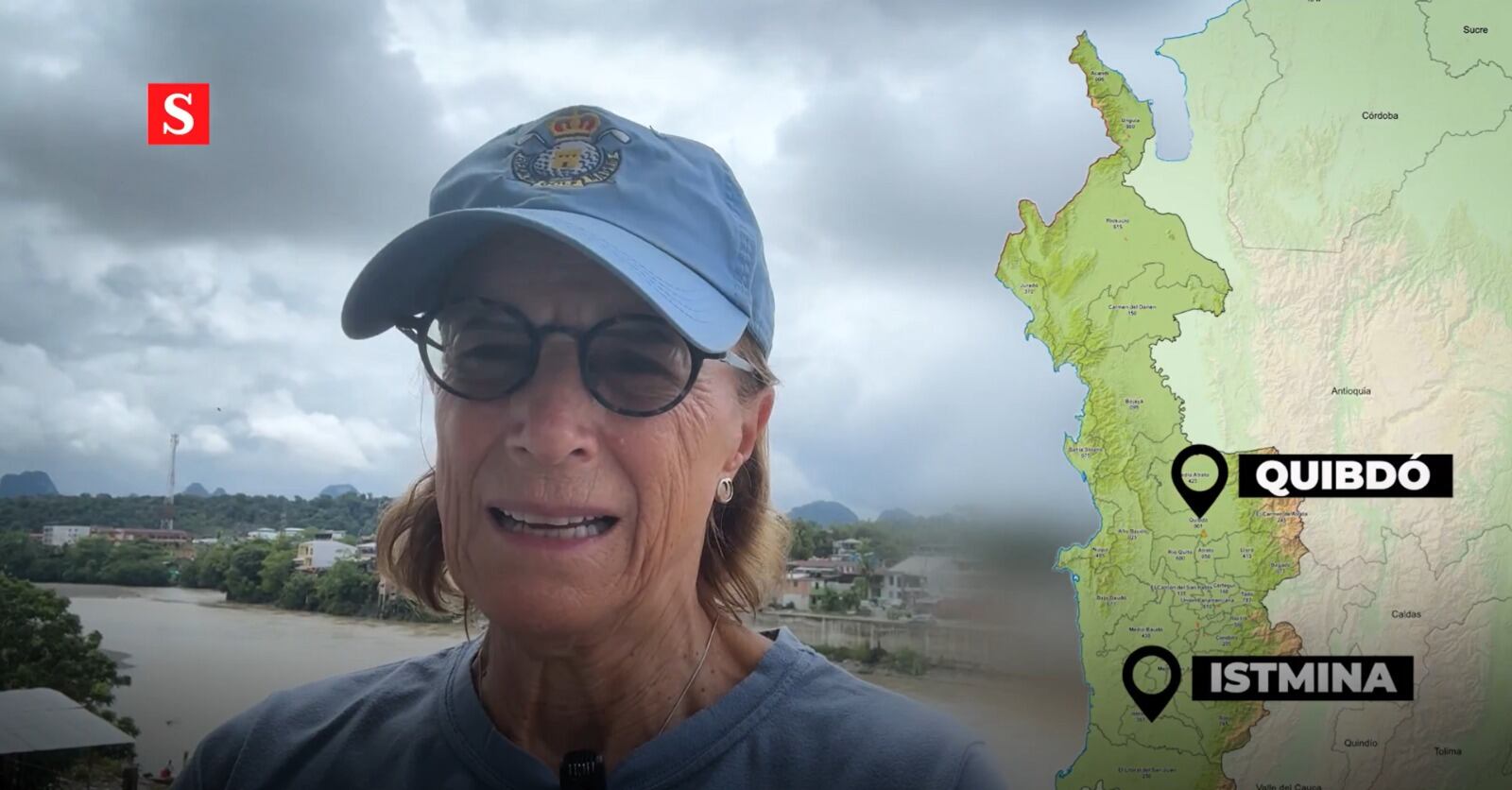 Salud Hernández-Mora evidencia el olvido institucional de Istmina tras el terremoto en Chocó