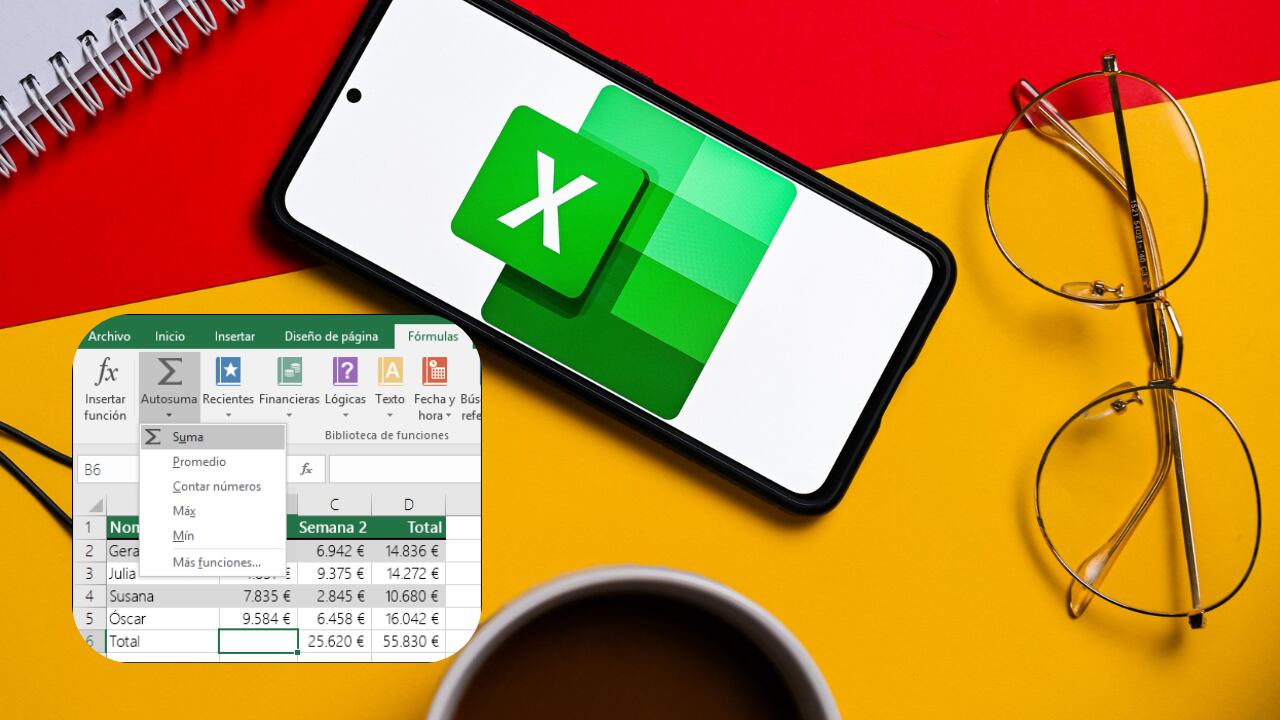 Se identifican tres formas esenciales de sumar datos en Excel.
