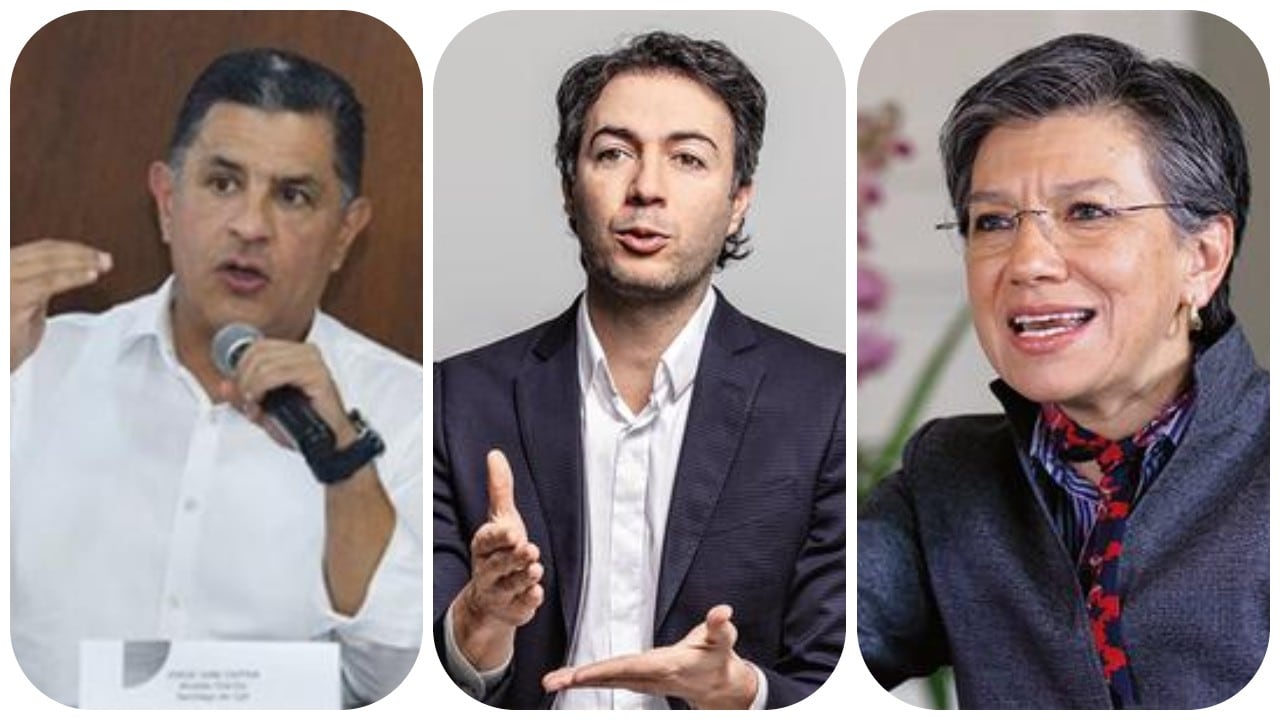 Jorge Iván Ospina, Daniel Quintero y Claudia López