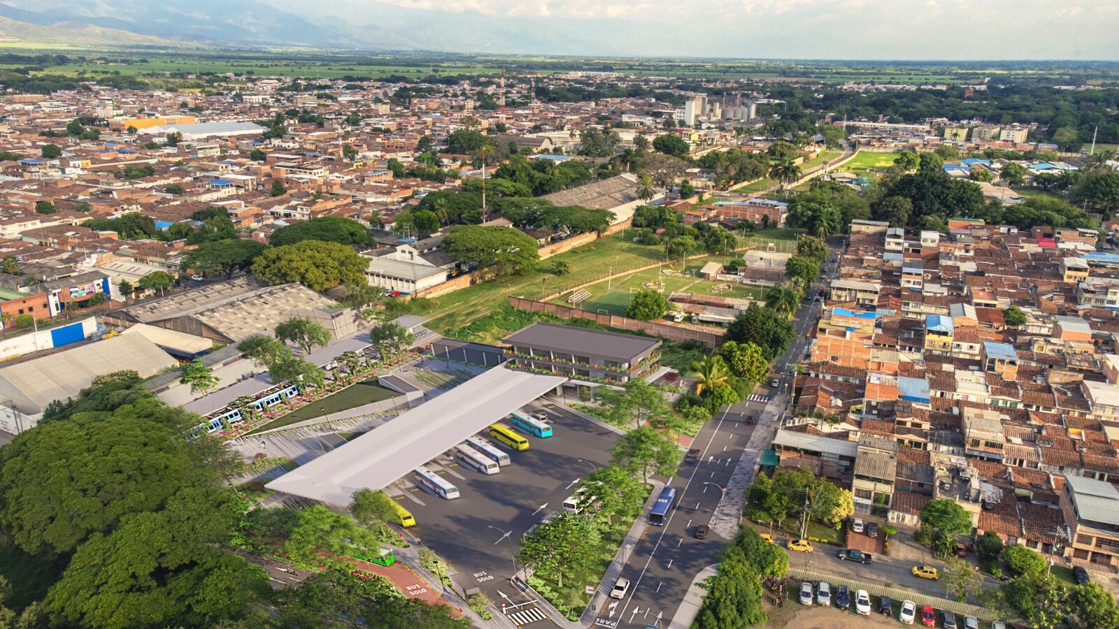 Así quedará la terminal de Palmira.