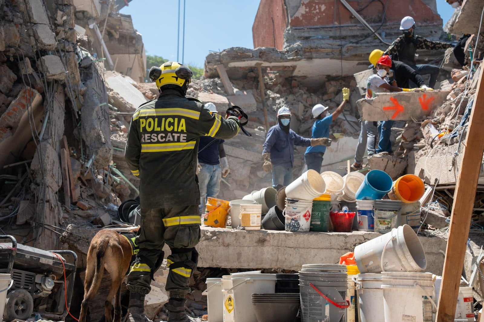 Sigue la búsqueda de desaparecidos.