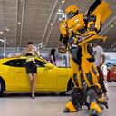 Durante el autoshow de Beijing, General Motors presentó su Camaro 2010, al lado de un prototipo transformado en el popular Autobot Bumblebee, de la película Transformers. El Chevrolet Camaro 2010 edición especial incluirá el escudo Autobot en los paneles laterales del conductor y el copiloto, un juego de protectores metálicos para los umbrales de las ruedas y varios logos de Transformers esparcidos por toda la carrocería.