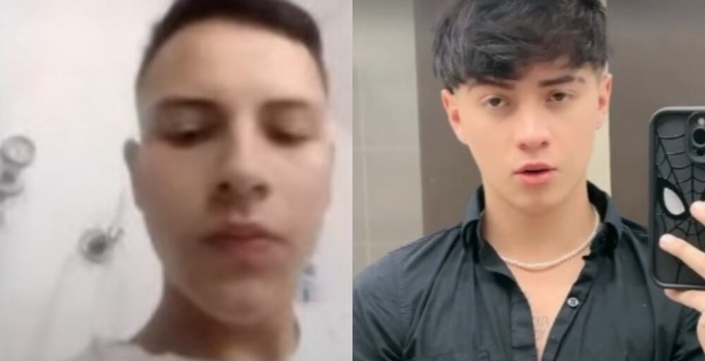 De izquierda a derecha: Andrés Camilo Sotelo (el capturado) y Juan Felipe Rincón, el hijo del inspector de la Policía que murió.