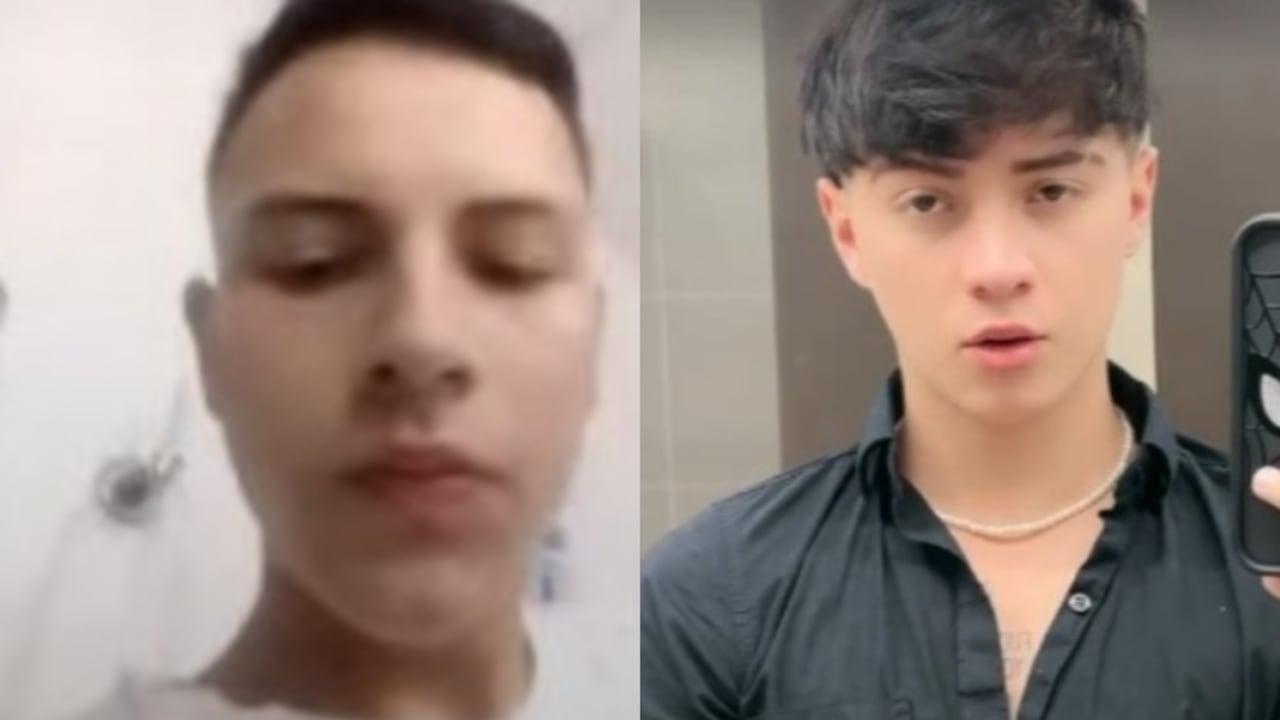 De izquierda a derecha: Andrés Camilo Sotelo (el capturado) y Juan Felipe Rincón, el hijo del inspector de la Policía que murió.