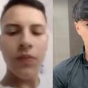 De izquierda a derecha: Andrés Camilo Sotelo (el capturado) y Juan Felipe Rincón, el hijo del inspector de la Policía que murió.