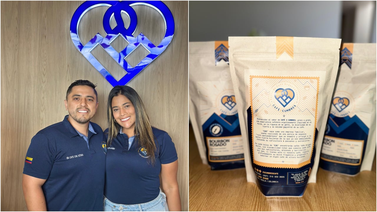 Sergio Obando y Maira Ortiz, cofundadores y SEO de Tres Cumbres Café