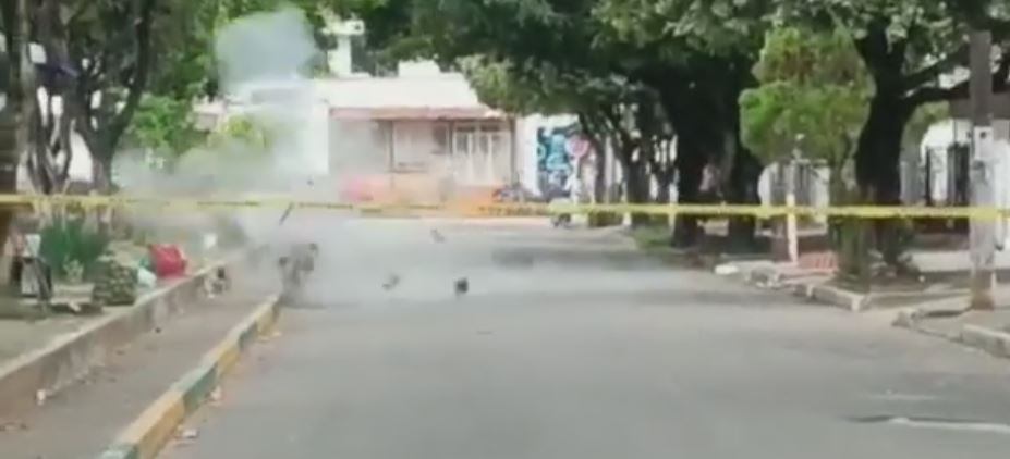 El artefacto fue detonado controladamente.