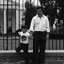 Sebastian Marroquín y Pablo Escobar.