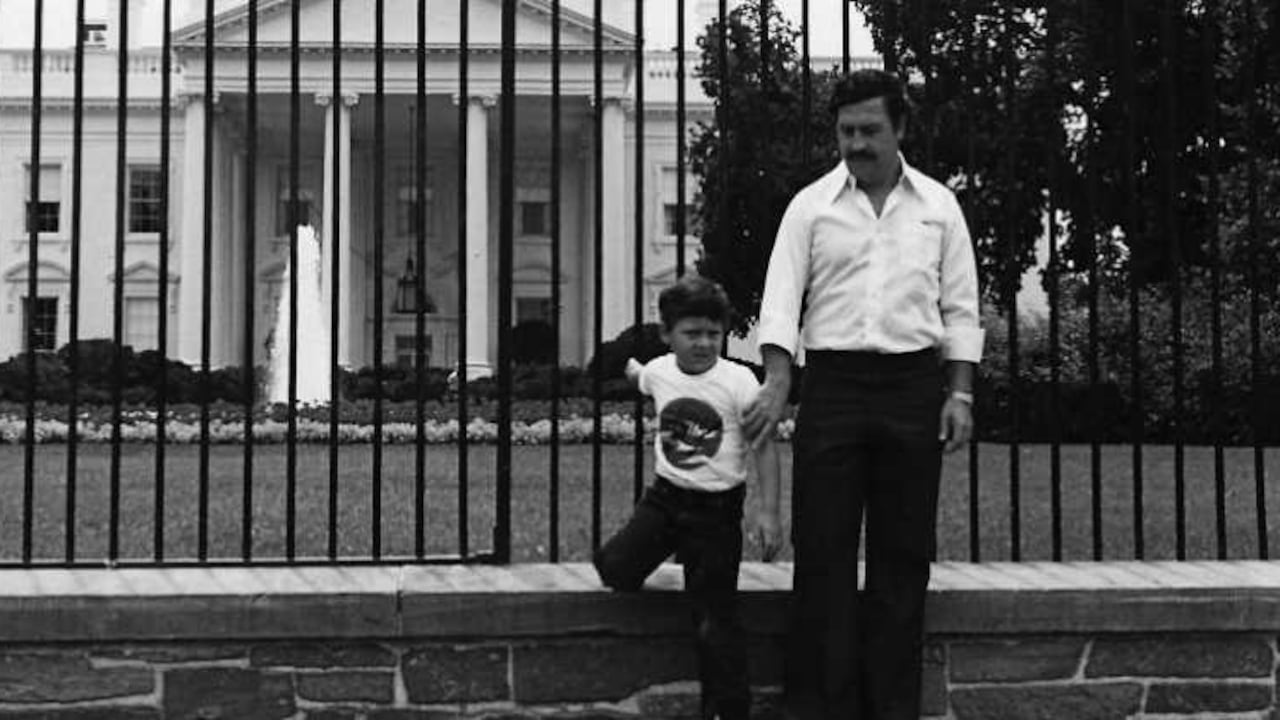 Sebastian Marroquín y Pablo Escobar.