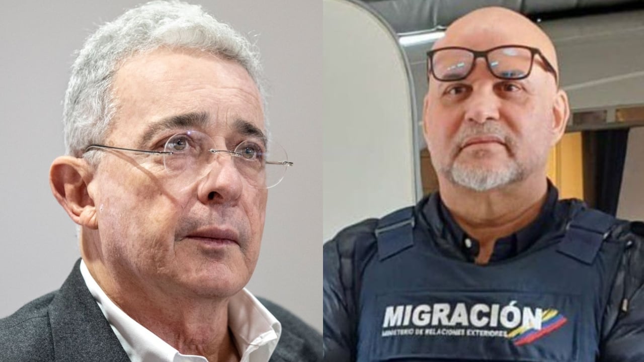 Álvaro Uribe y Salvatore Mancuso.