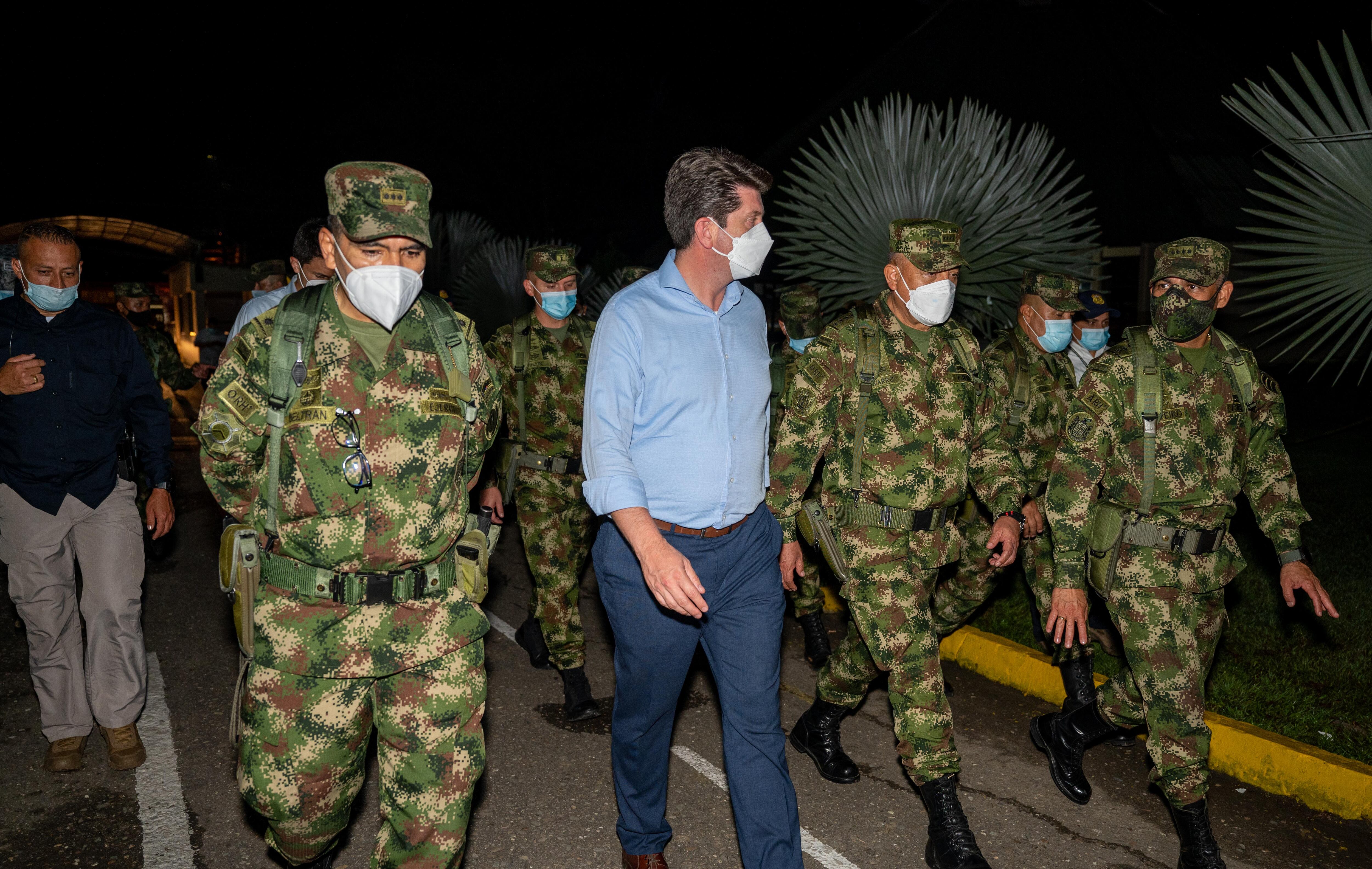 Atentado en Granada Meta Ministro Diego Molano