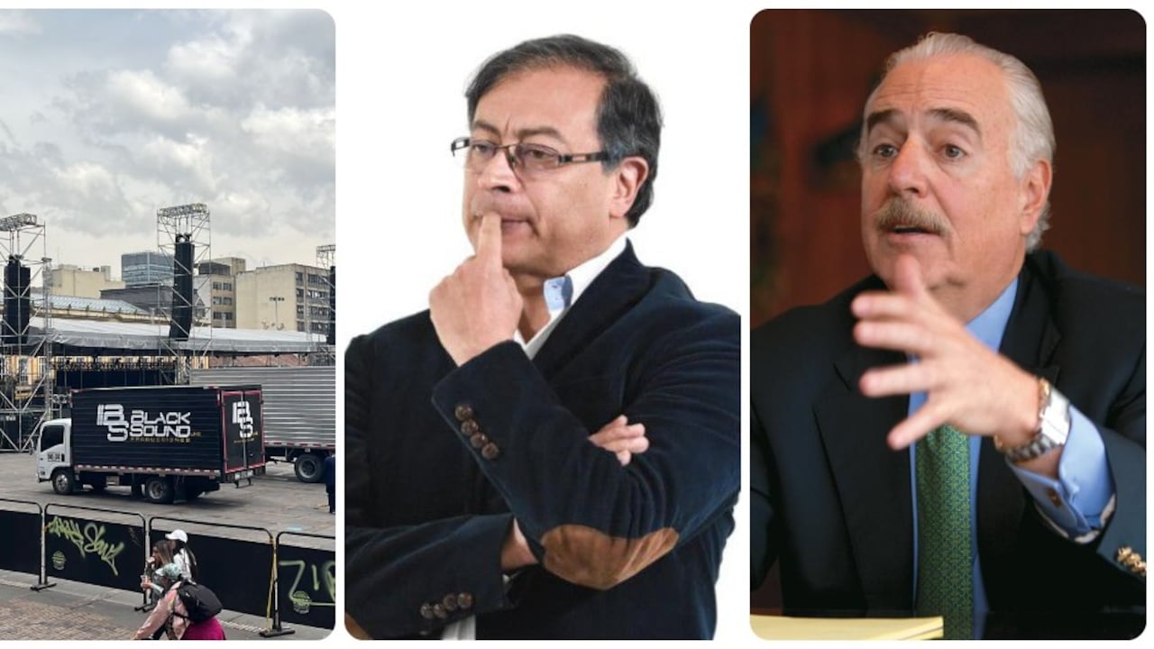 Gustavo Petro y Andrés Pastrana.