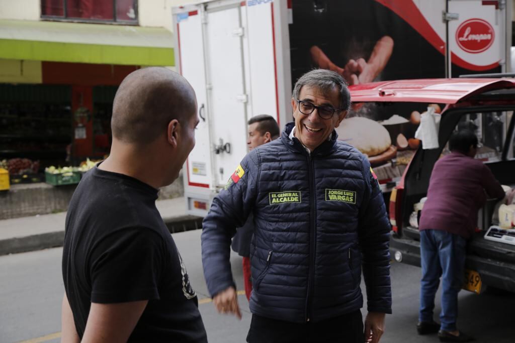 El general Jorge Luis Vargas en El Codito.