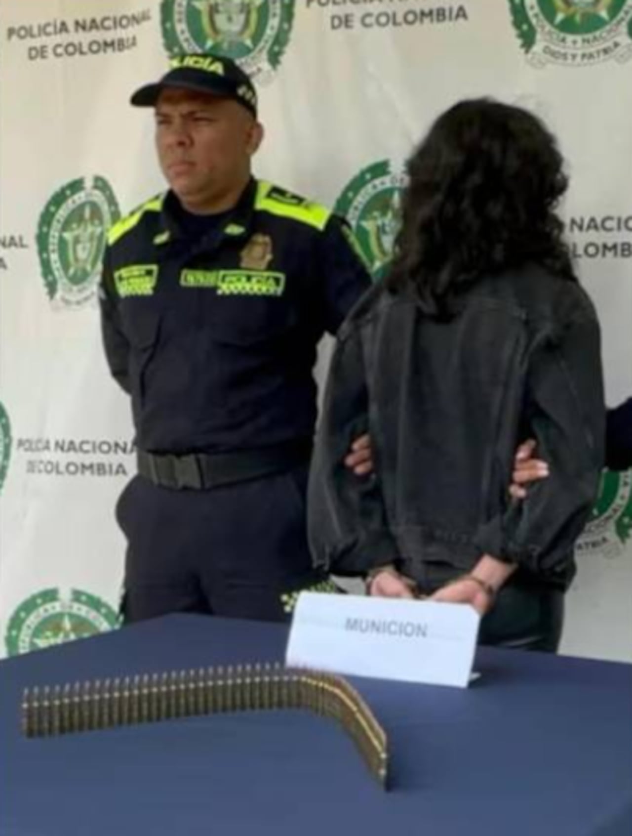 Captura de mujer en Bucaramanga