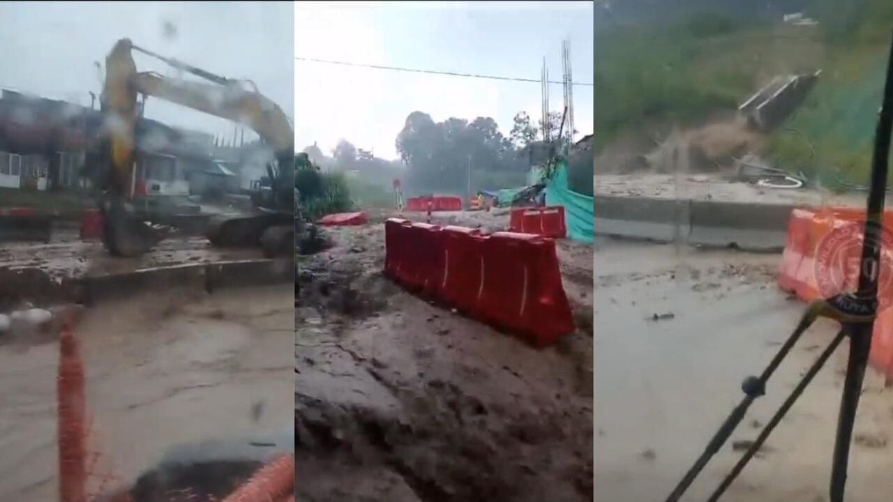 El corredor vial Bogotá-Girardot se vio afectado por intensas lluvias.