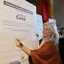 ministra de Vivienda, Catalina Velasco firma el programa Cambia Mi Casa, para la ejecución de 600 mejoramientos de vivienda rurales y urbanas en el Cauca.
