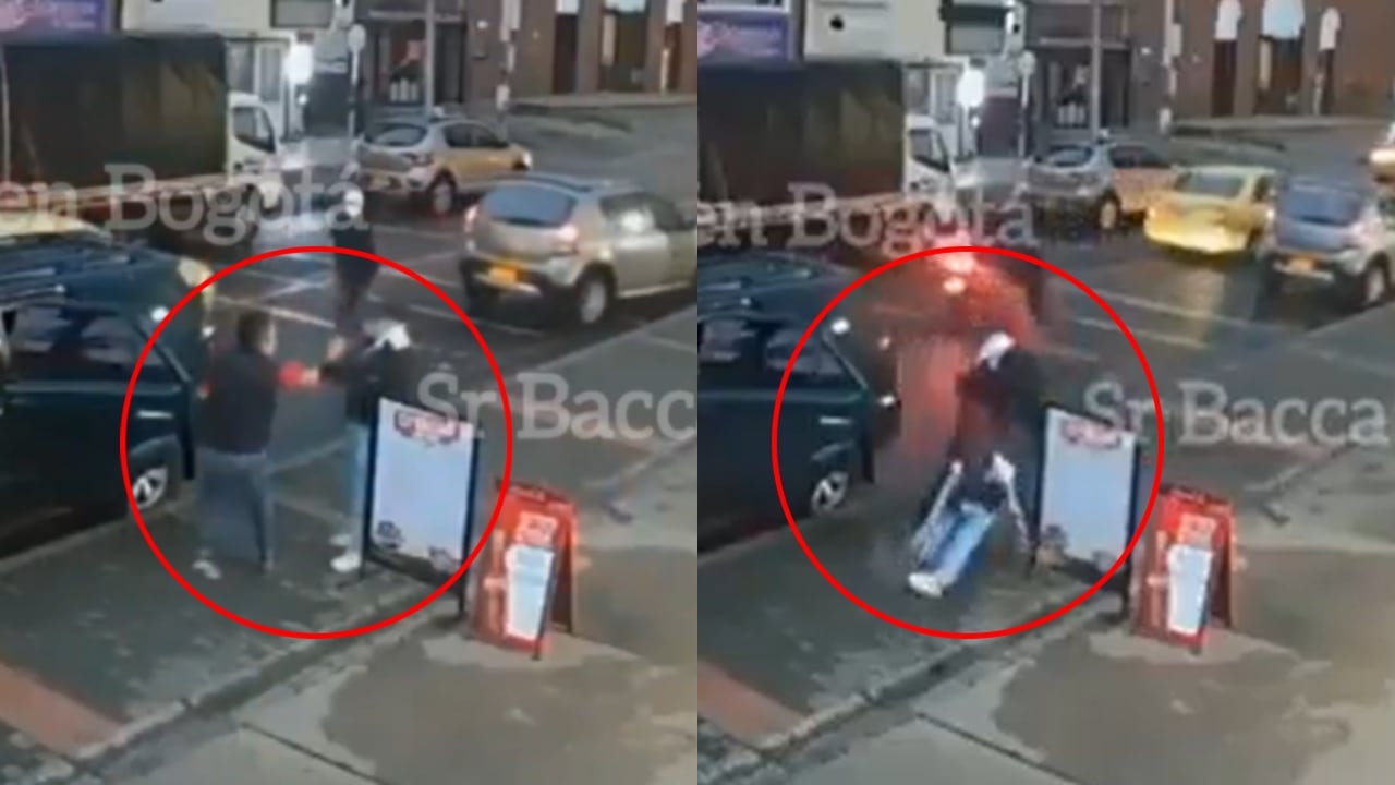 Este es el momento en el que ocurrió el cruce de disparos.