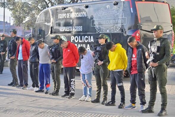 En Bogotá se han capturado 43 miembros de 'Satanás'.