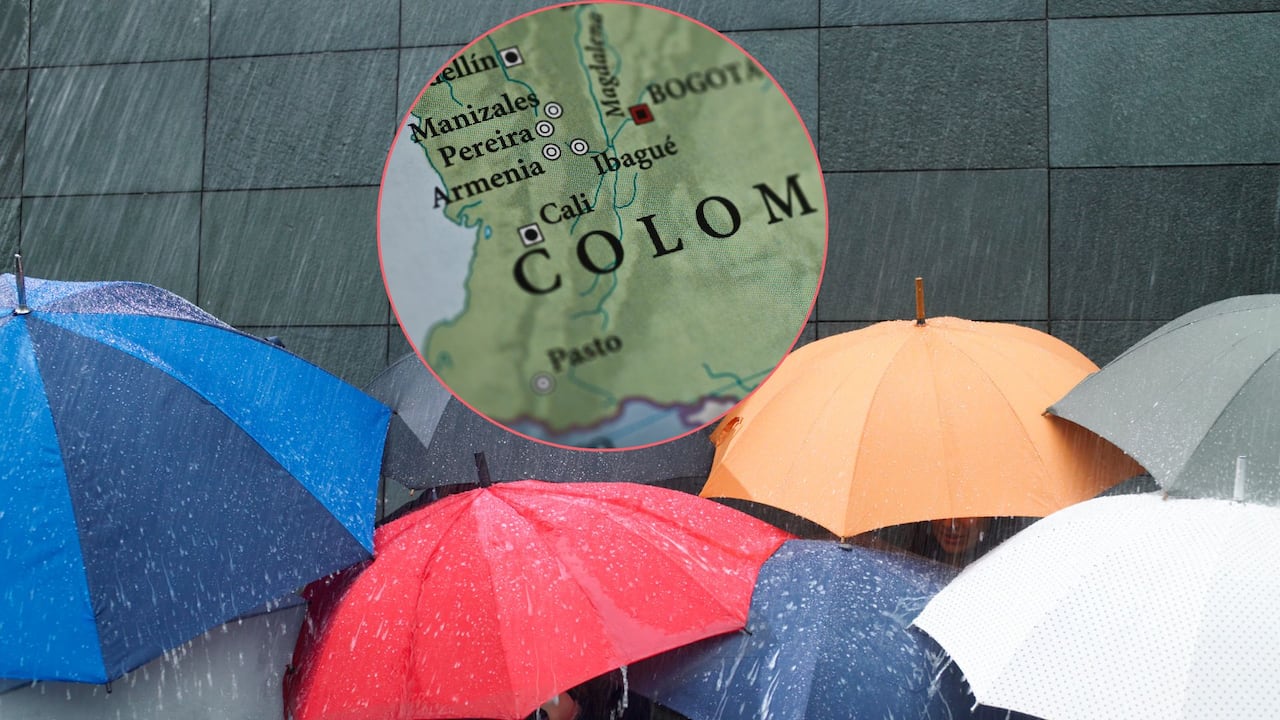 Panorama climático en Colombia hoy con lluvias de variada intensidad en varias regiones del país, especialmente en la tarde y noche, mientras otras zonas mantienen tiempo seco y nubosidad variable.