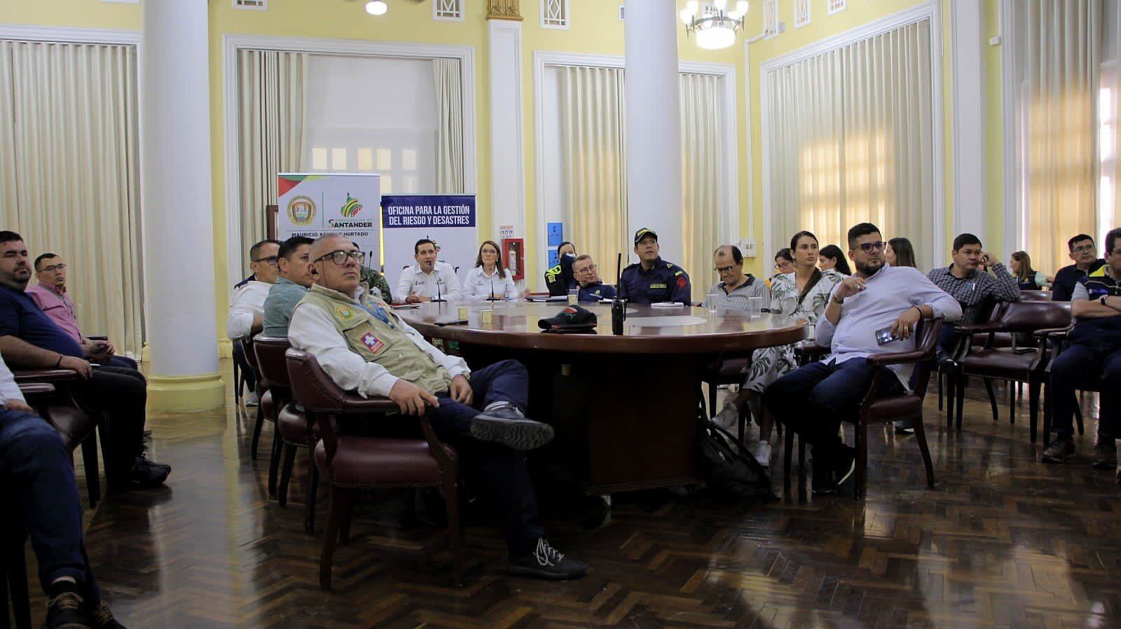 Entidades del Sistema Departamental de Gestión del Riesgo formularon un plan de contingencia.