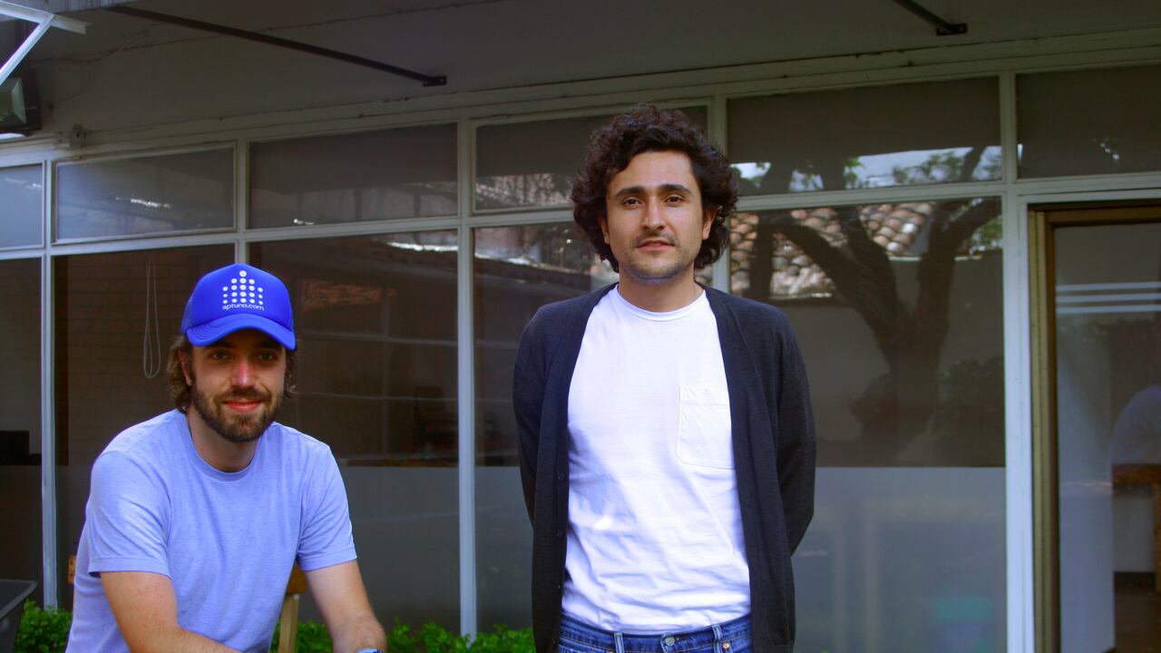 Alejandro Gómez de Greiff y Juan Martín Delgado, cofundadores de Aptuno.