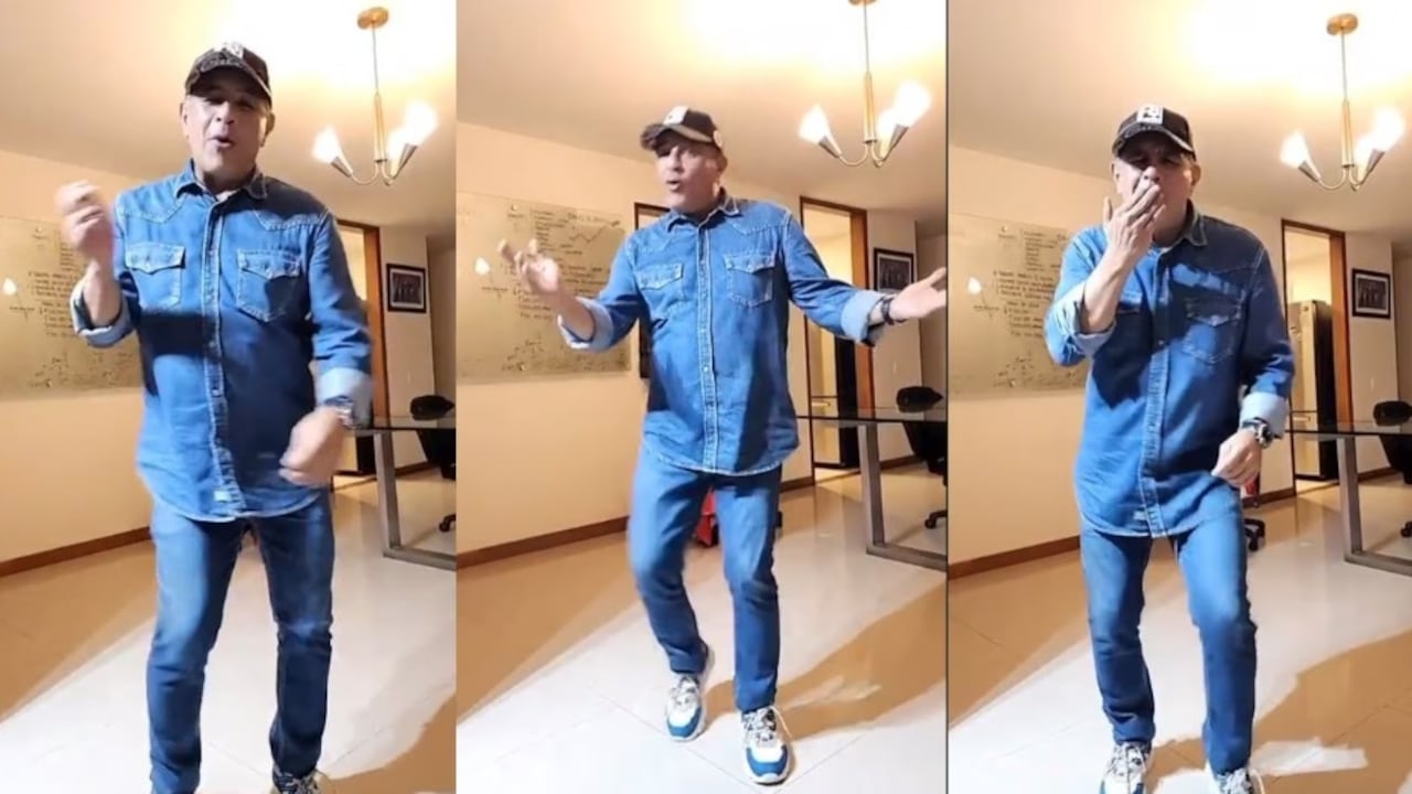 El alcalde Jorge Iván Ospina se mostró muy contento en redes bailando salsa.