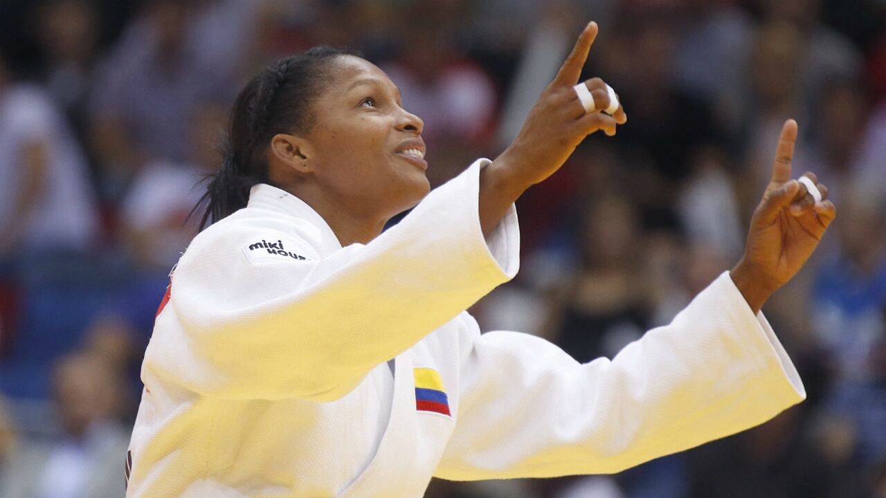 Yuri Alvear ganó el oro en el mundial de judo de 2009, 2013 y este año. Foto: EFE