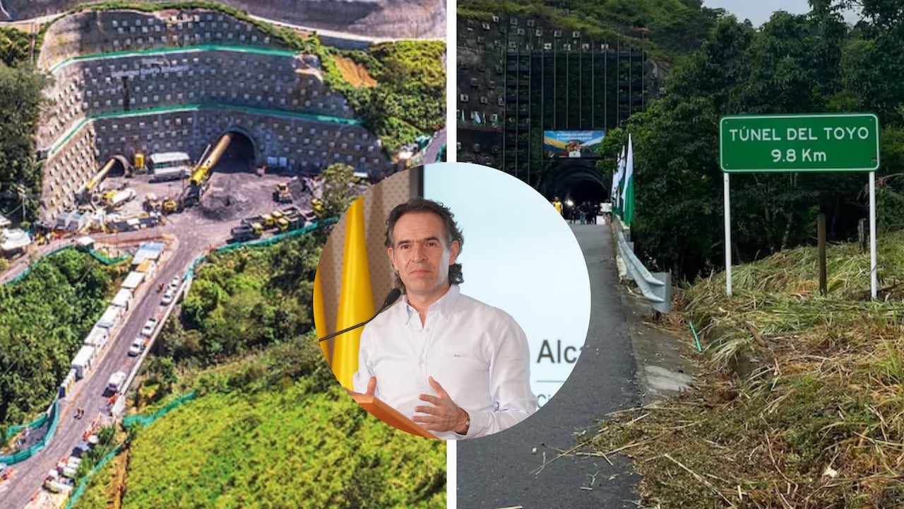 Fico Gutiérrez se refirió al avance de la obra del Túnel del Toyo en Antioquia.
