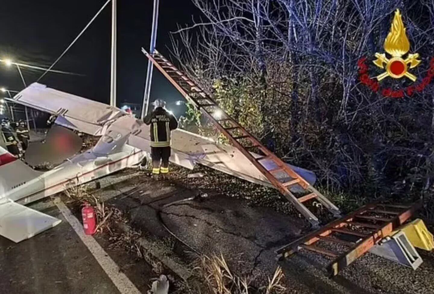 Accidente aéreo en Italia