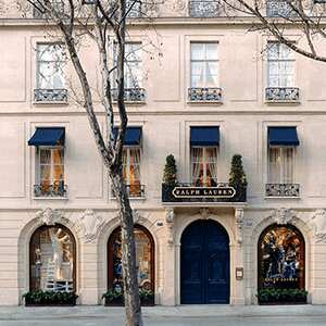 Fachada de la tienda Ralph Lauren en París.