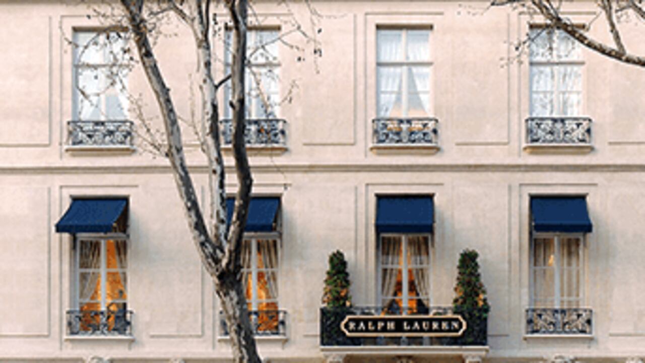 Fachada de la tienda Ralph Lauren en París.