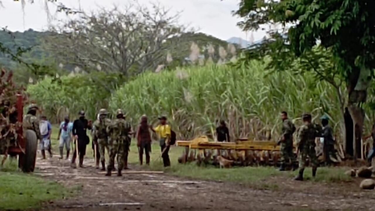 Indígenas invadieron Hacienda Japio en Caloto, Cauca.