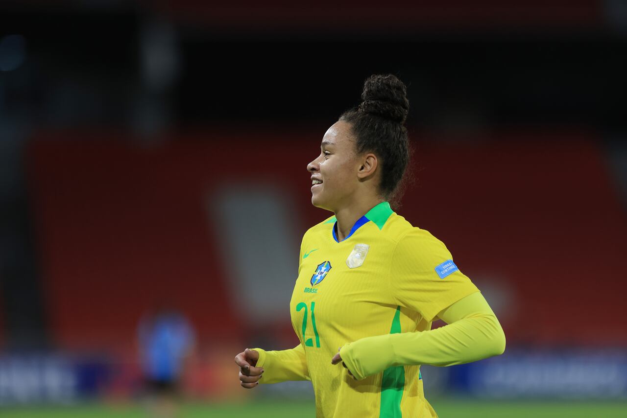 Dudinha, figura en el ataque de la Selección Brasil.