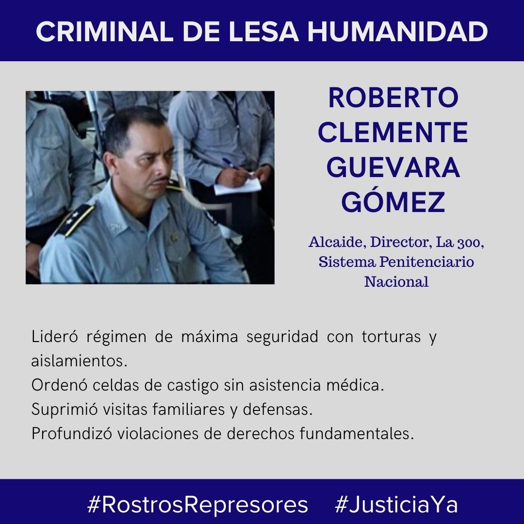 Roberto Clemente Guevara Gómez en un mensaje emitido por una ONG