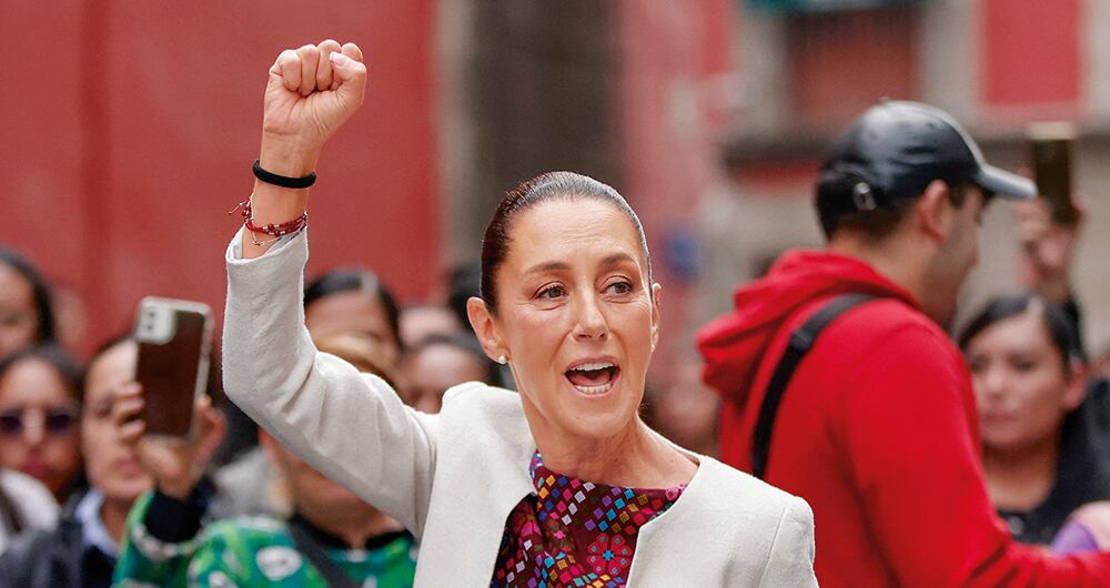 Claudia Sheinbaum, presidenta de México. 