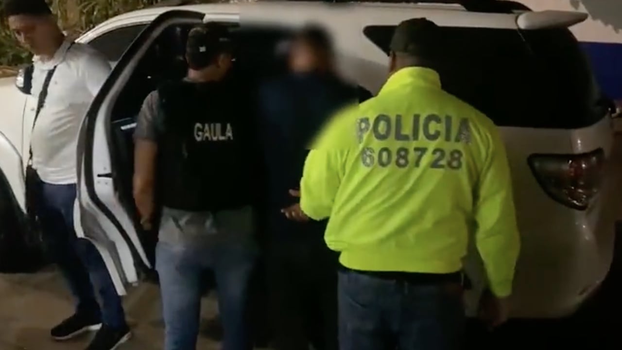 Así fue grabado el momento de la captura de alias Pedro, segundo cabecilla de los reductos del Clan del Golfo