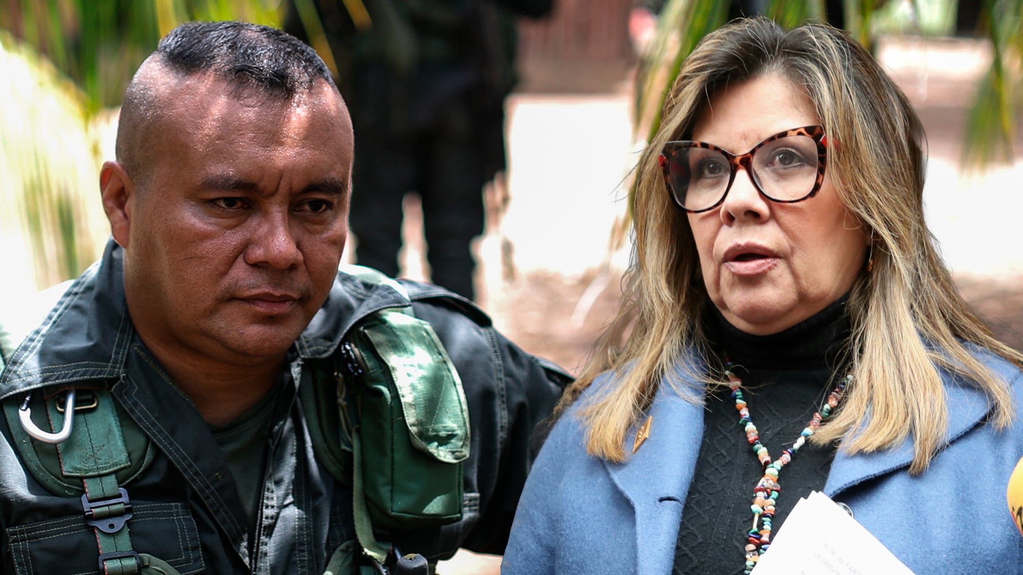 Alexander Díaz, alias Calarcá, Luz Adriana Camargo