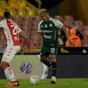 Santa Fe enfrenta a Deportivo Cali en juego válido por los octavos de final vuelta de la Copa BetPlay en el estadio Nemesio Camacho el Campin.