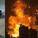 El hombre se bajó del carro tras escuchar las alarmas que alertaban sobre un ataque con misiles.