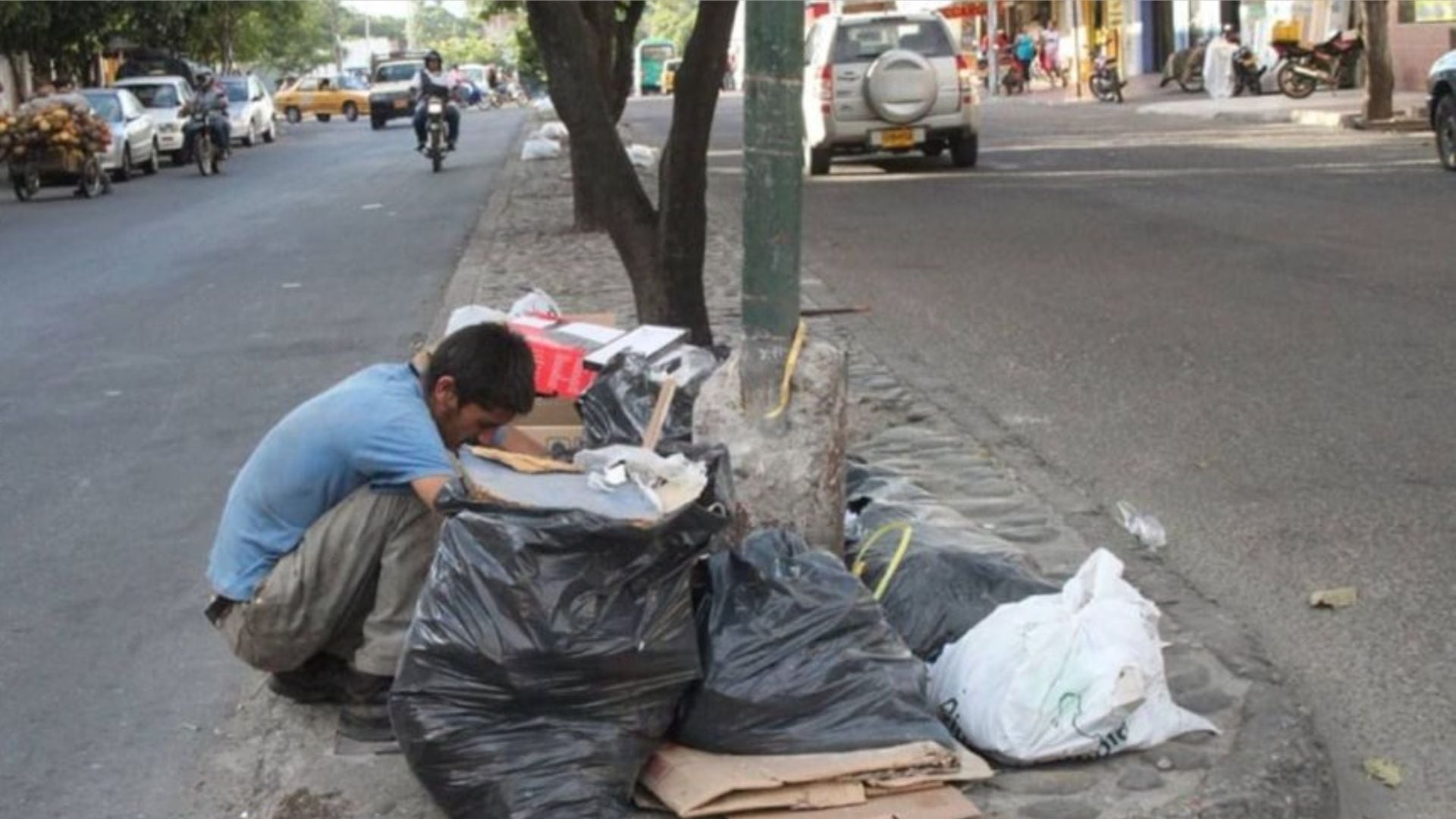 Habitantes de calle en zonas principales