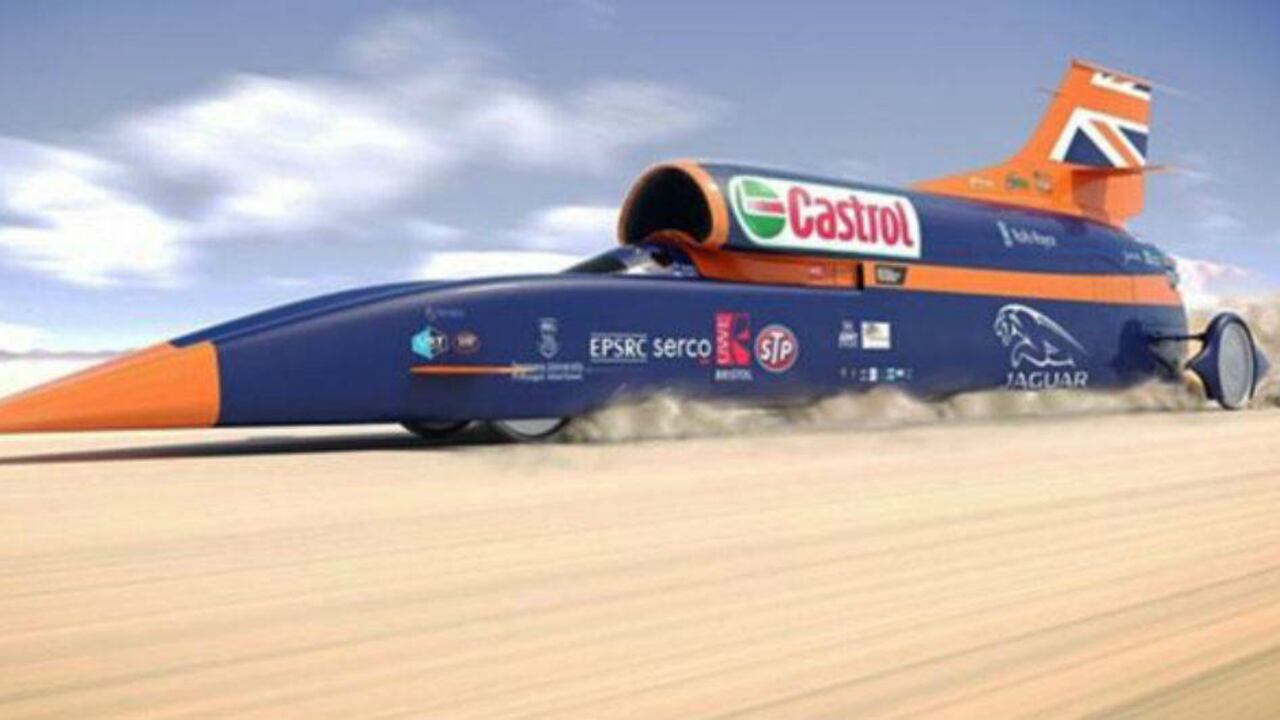 Foto: El Bloodhound SSC espera convertirse en el bólido más veloz del mundo. (Foto: Bloodhound SSC).