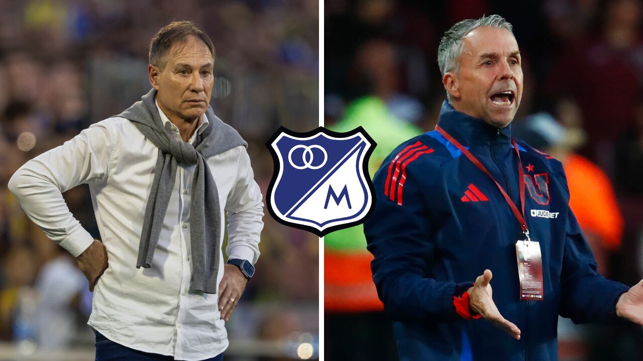 Ariel Holan (izq.) y Gustavo Álvarez (der.) los dos entrenadores argentinos que suenan fuerte para reemplazar a Hernán Torres en Millonarios.