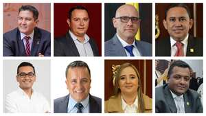 De izquierda a derecha: Hugo Archila (Partido Liberal), Camilo Ávila (La U), Gerardo Yepes (Conservador), Germán Rozo (Liberal), Héctor Chaparro (Liberal), Jorge Quevedo (Conservador), María Eugenia Lopera (Liberal) y Víctor Salcedo (La U).