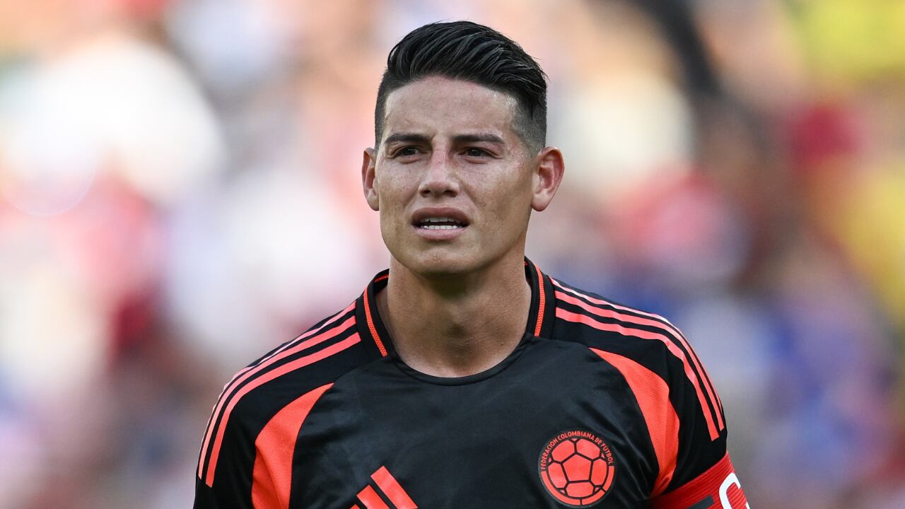 James Rodríguez, como capitán de la Selección Colombia